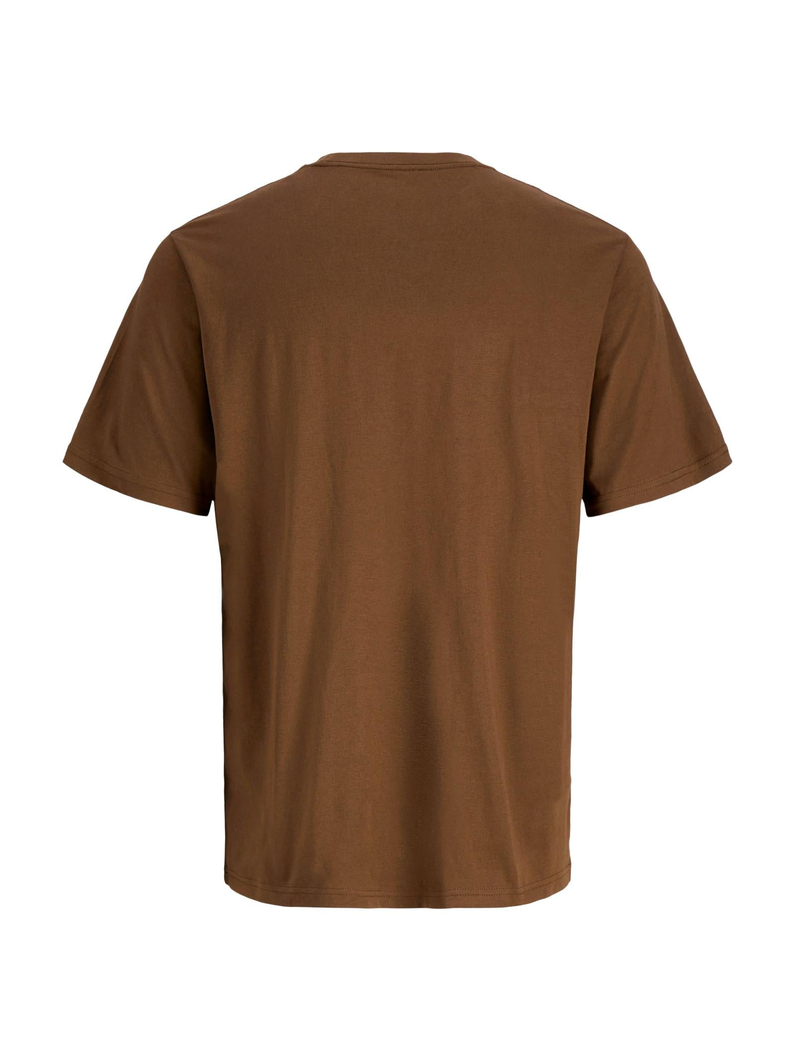 T-shirt Jack & Jones Soho Marrone con logo 12278787 /Cocoa JACK & JONES 