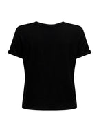 T-shirt JDY Sissy Nero con scollo a V 15364526 /Black JDY 