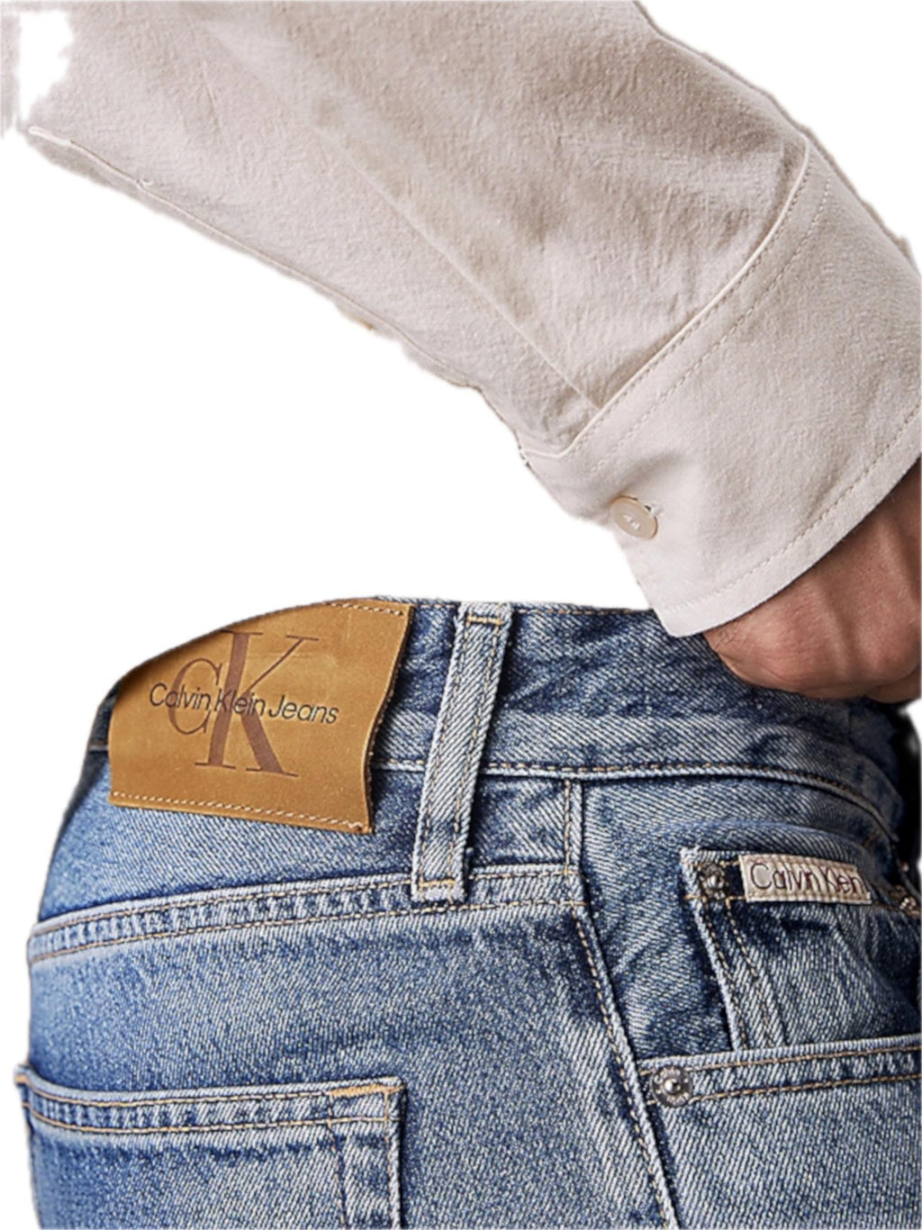 Jeans Calvin Klein Blue Denim Loose J327020 1A4 CALVIN KLEIN JEANS 