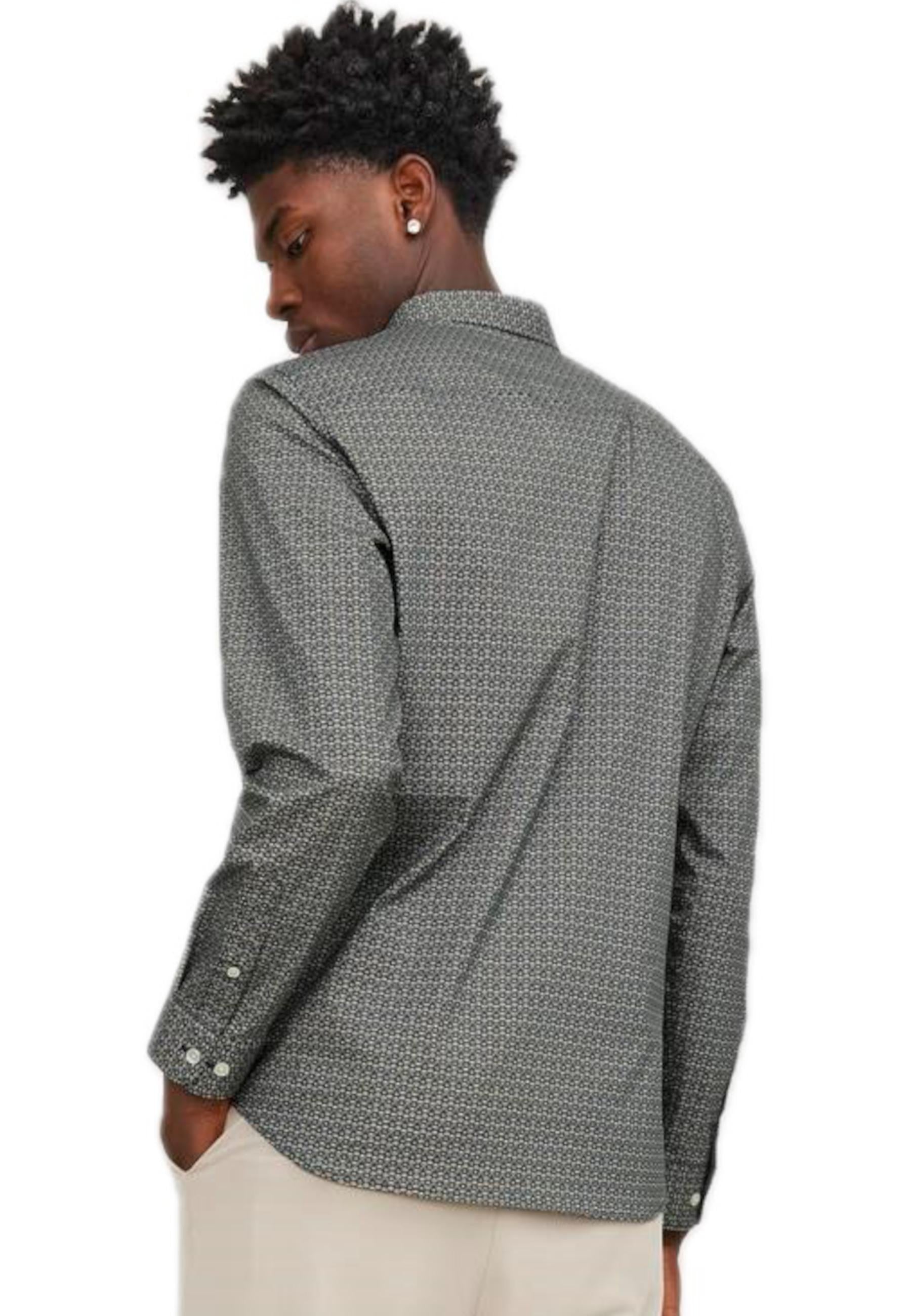 Camicia Jack & Jones Blu/Beige manica lunga