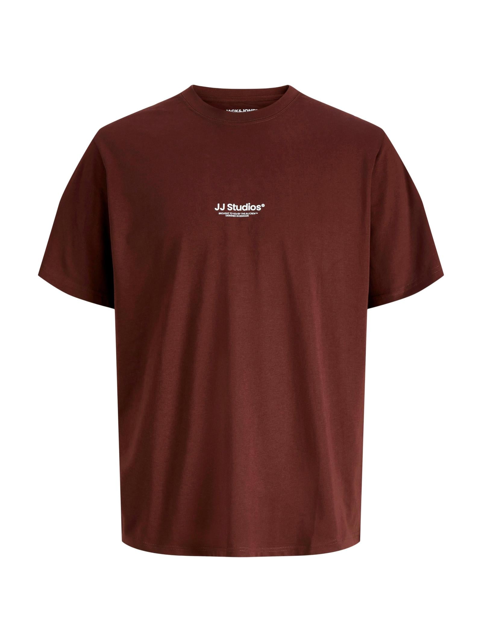 T-shirt Jack & Jones Soho Marrone scuro con logo 12278787 /Bitter Chocolate JACK & JONES 