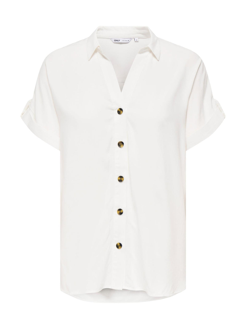 Camicia Only Bianco Yasmin a manica corta 15348758 /Snow White ONLY 