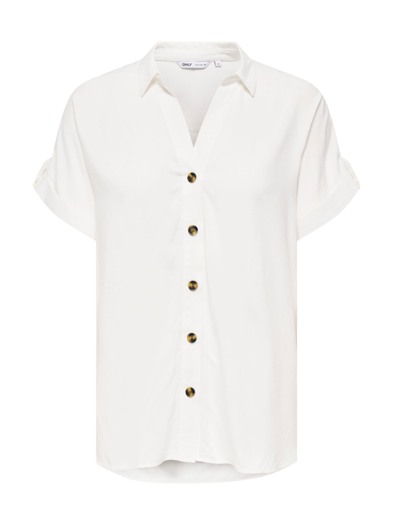 Camicia Only Bianco Yasmin a manica corta 15348758 /Snow White ONLY 