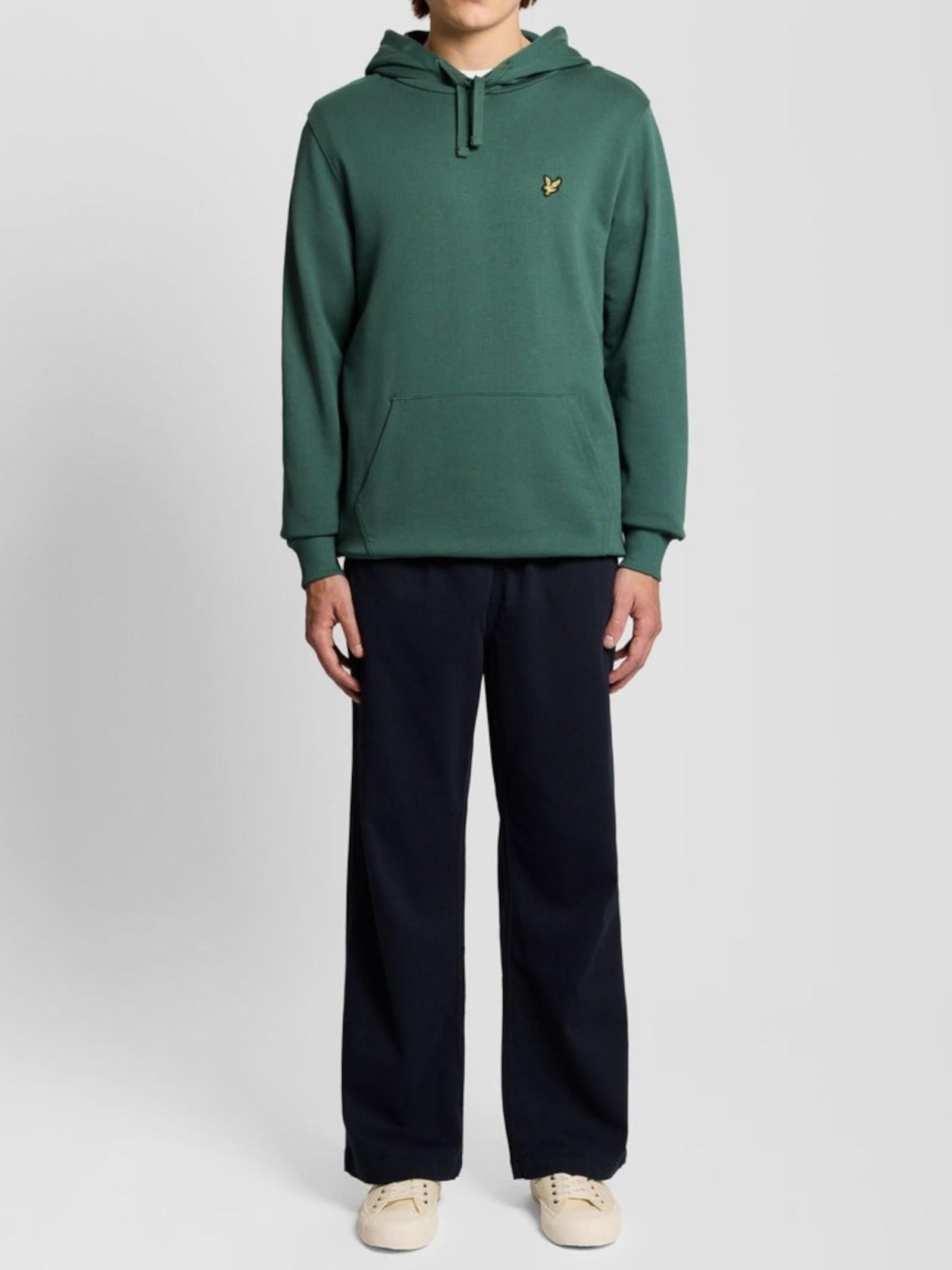 Felpa Lyle & Scott Verde con cappuccio ML416VOG EVERGLADE LYLE & SCOTT 