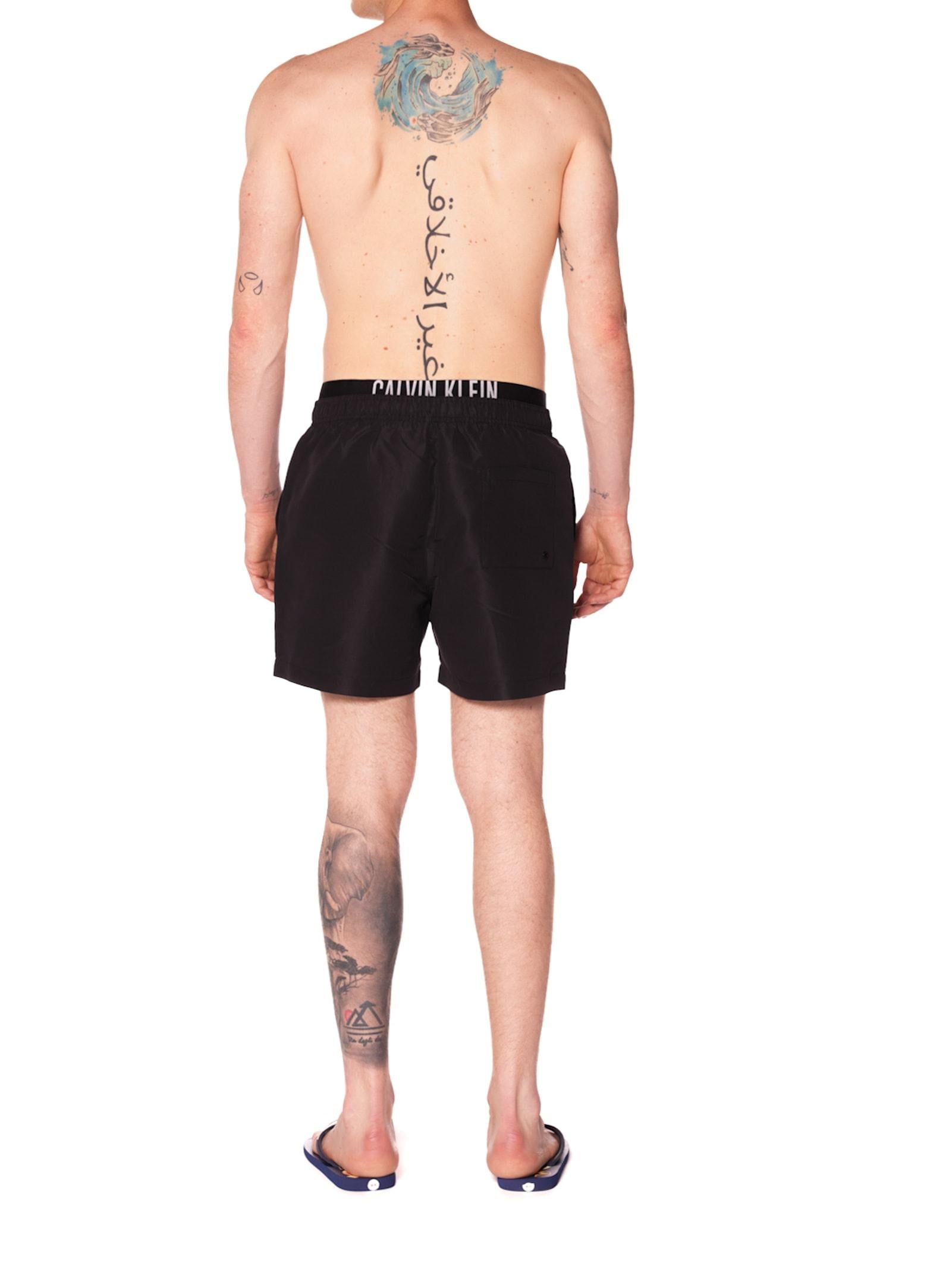 Costume Calvin Klein Duoble Nero boxer KM01093 BEH CALVIN KLEIN JEANS 