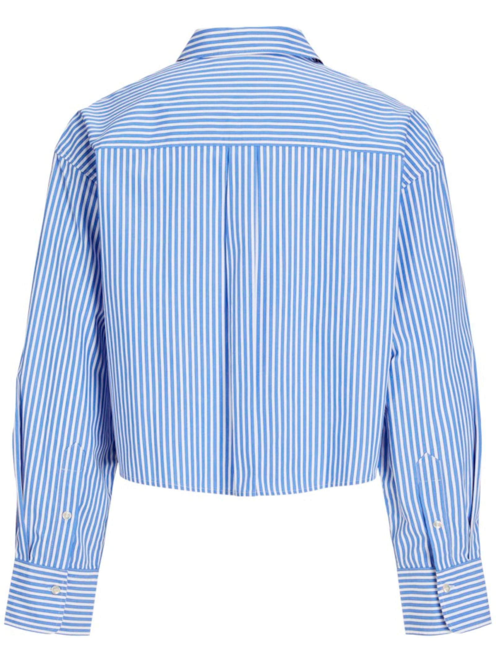 Camicia JJXX Blu bianco Jamie corta 12260549 /Navy Blazer JJXX 