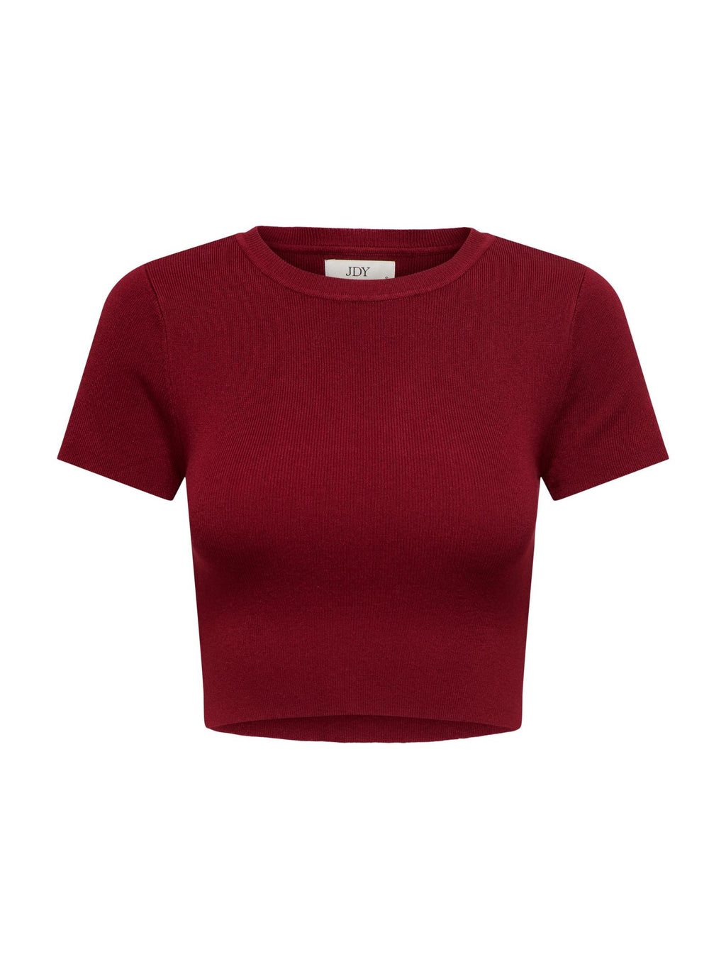 T-shirt JDY Bordeaux Keline cropped 15294790 /Rhubarb JDY 