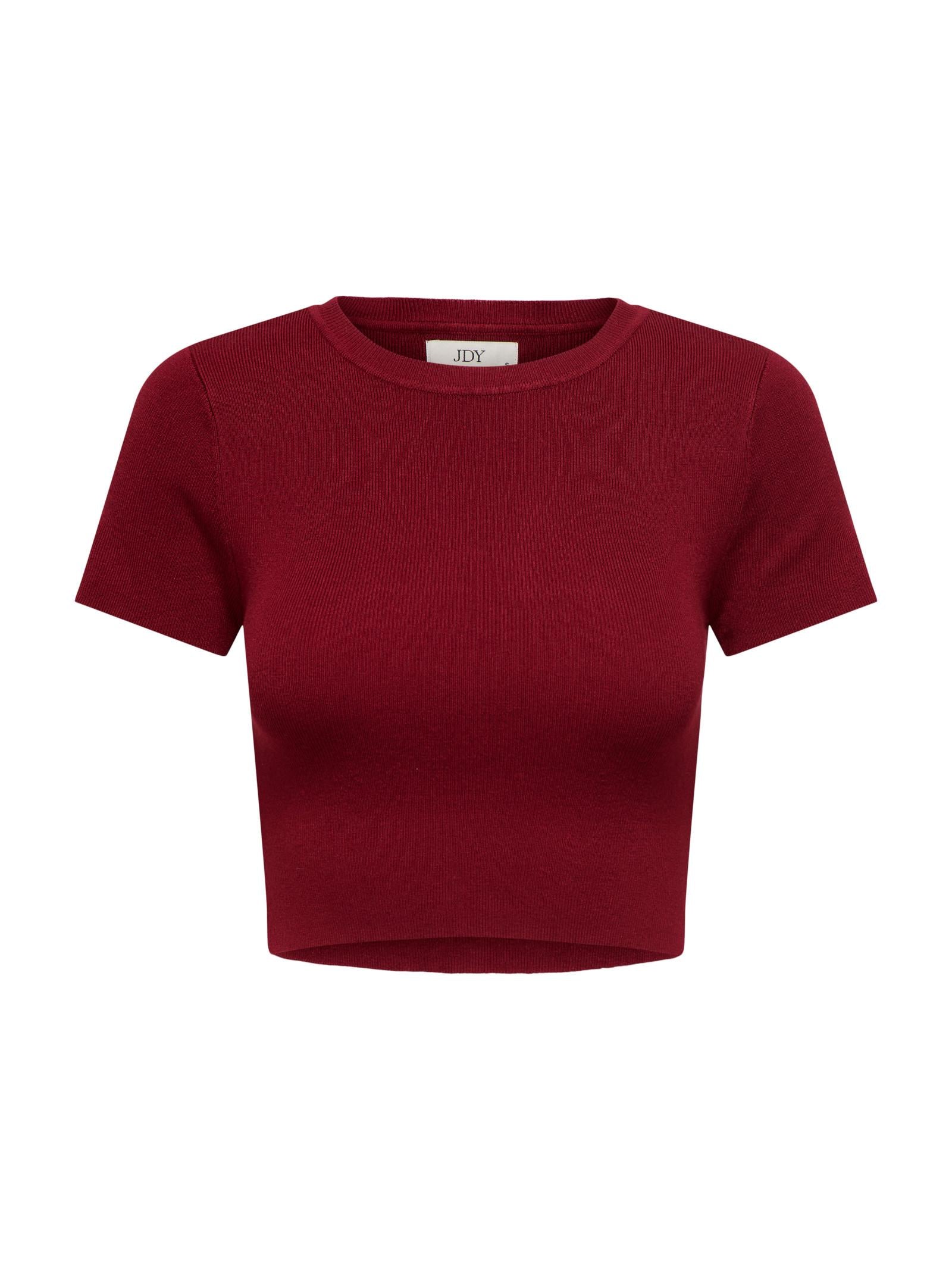 T-shirt JDY Bordeaux Keline cropped 15294790 /Rhubarb JDY 