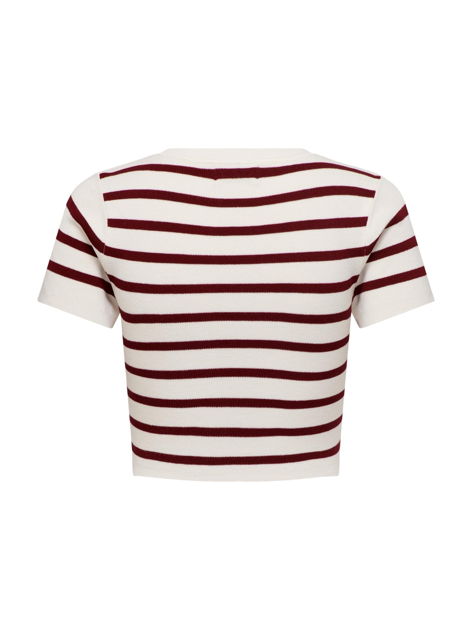 T-shirt JDY Bianco Keline cropped 15294790 /Cloud Dancer JDY 