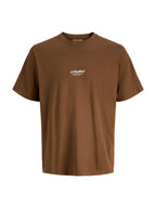 T-shirt Jack & Jones Soho Marrone con logo 12278787 /Cocoa JACK & JONES 