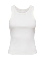 Top Only Val Bianco smanicato 15371705 /Cloud Dancer ONLY 