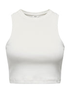 Top Only Lucky Bianco cropped 15352287 /Cloud Dancer JDY 