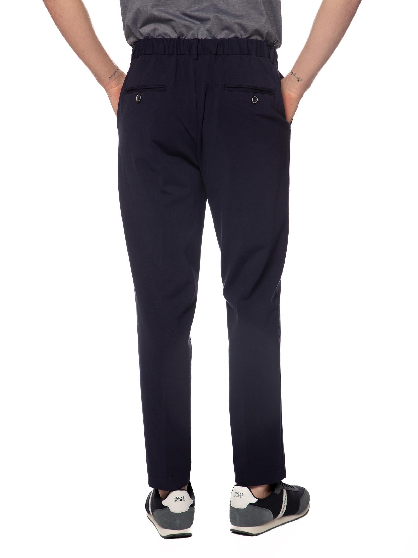 Chino Seinse Blu punto milano con elastico PSE1501 BLU SEINSE 