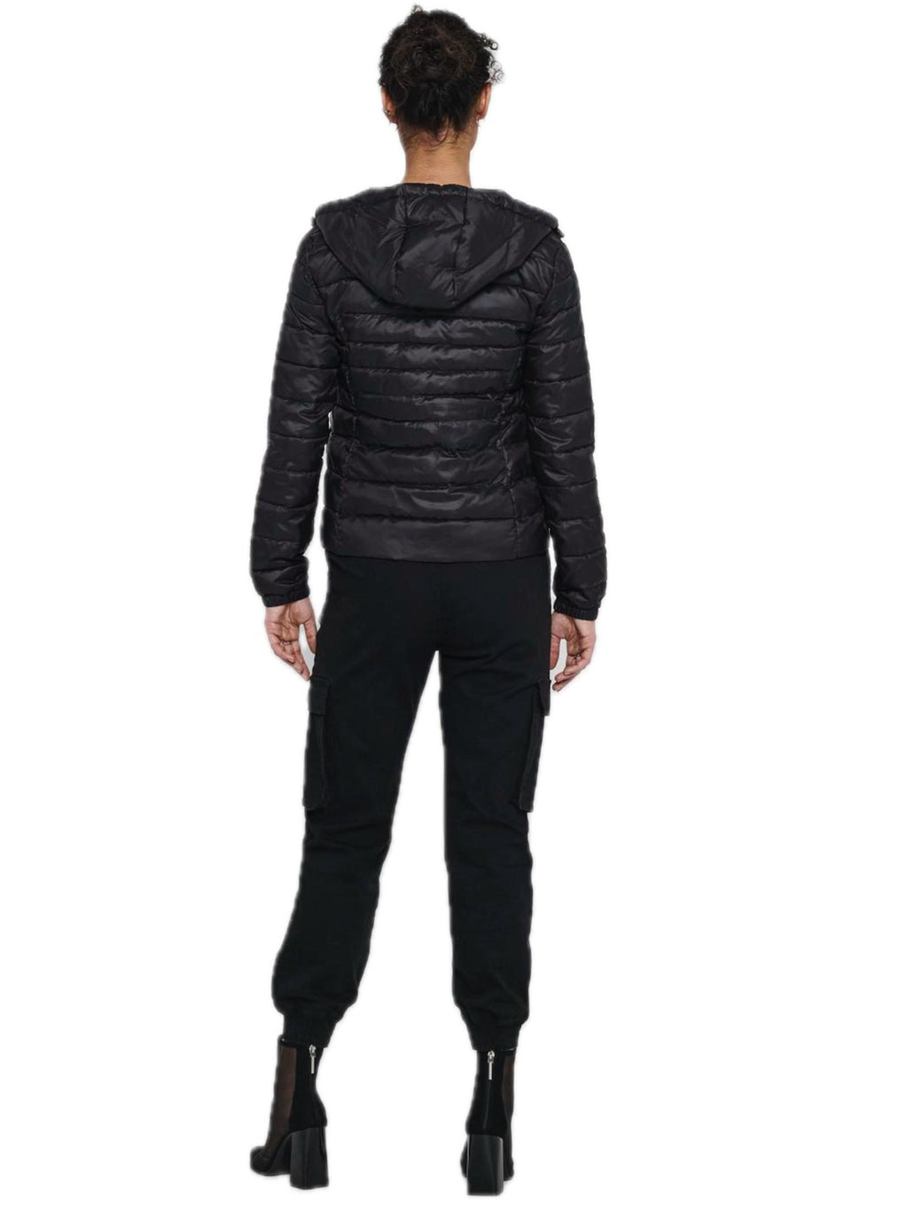 Piumino Only Nero Tahoe con cappuccio 15156569 /Black ONLY 