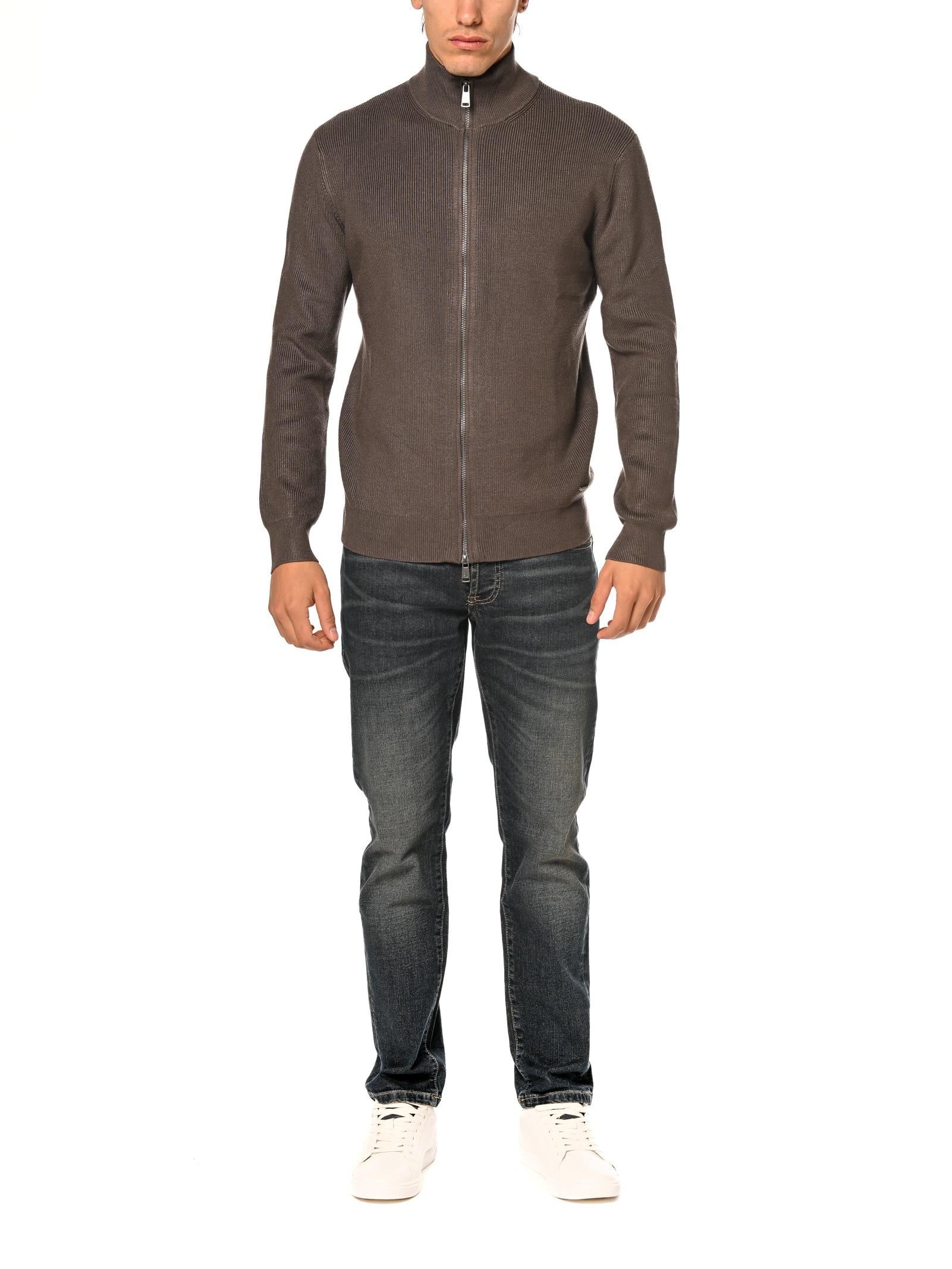 Cardigan Gianni Lupo Verde a coste GL35152GZ VERDE GIANNI LUPO 