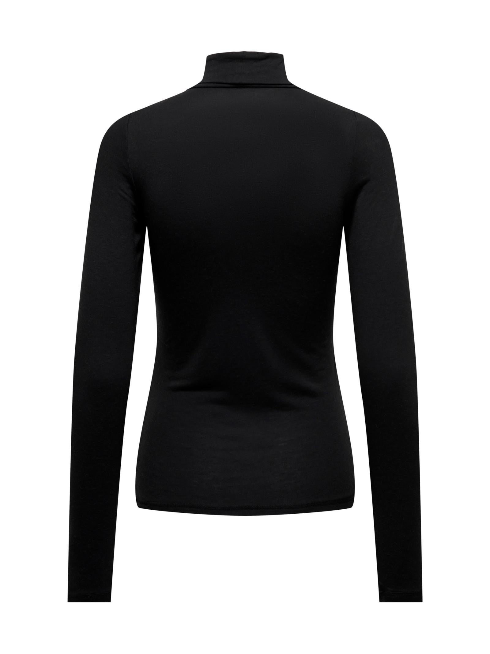 T-shirt Jacqueline De Yong Suma Nero collo alto 15311143 /Black JDY 