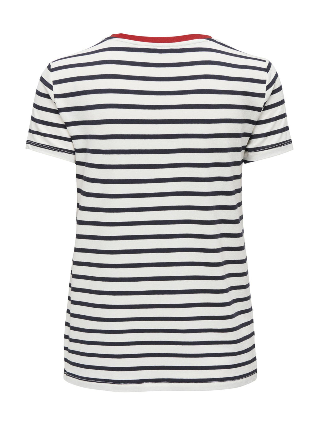 T-shirt Only Eart Bianco a righe 15318959 /HEART CLOUD DANCER ONLY 