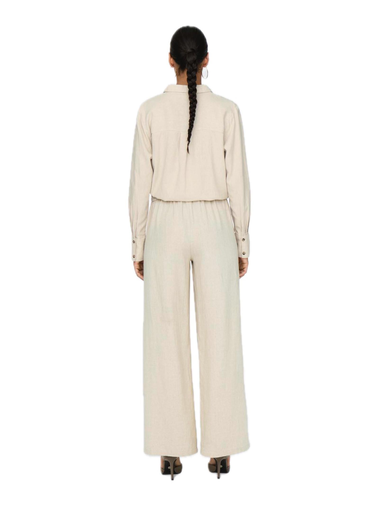 Pantalone JDY Beige Say Loose 15318361 /Oatmeal JDY 