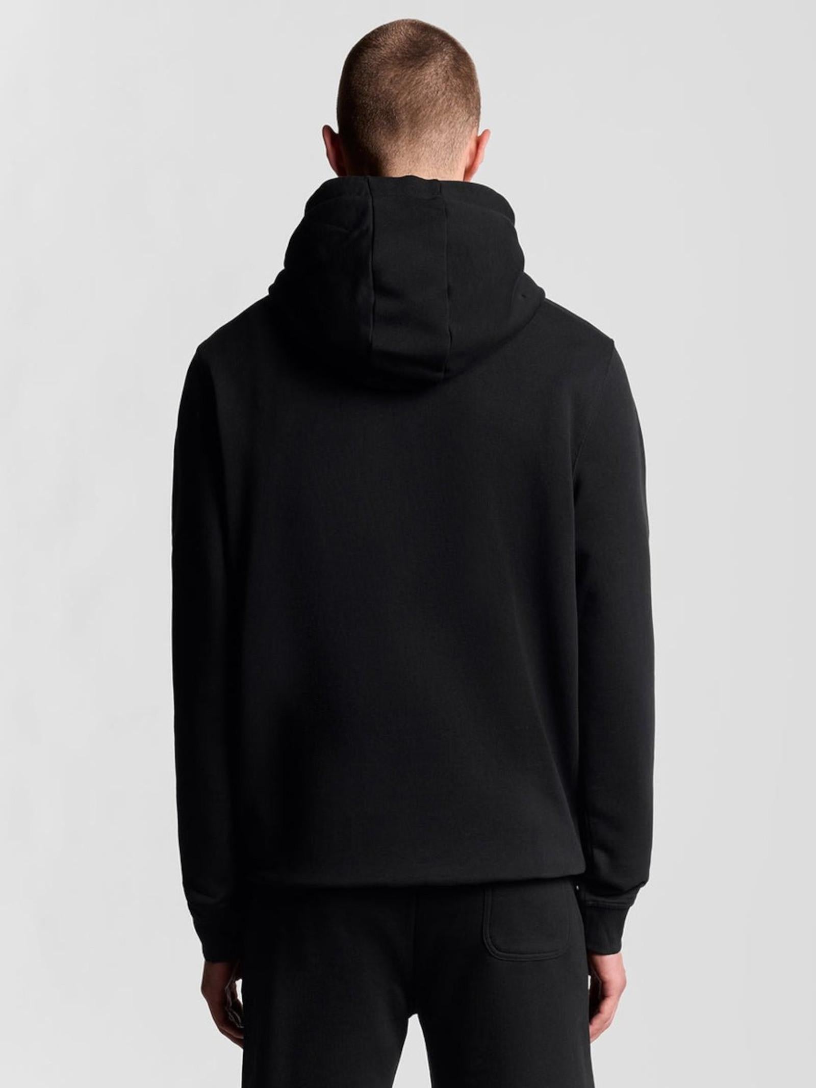 Felpa Lyle & Scott Nero con cappuccio ML416VOG JET BLACK LYLE & SCOTT 