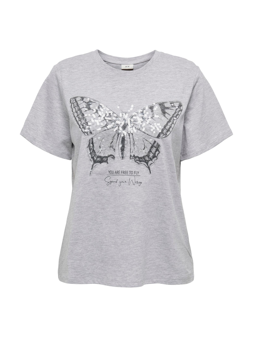 T-shirt JDY Bibbi Grigio con stampa