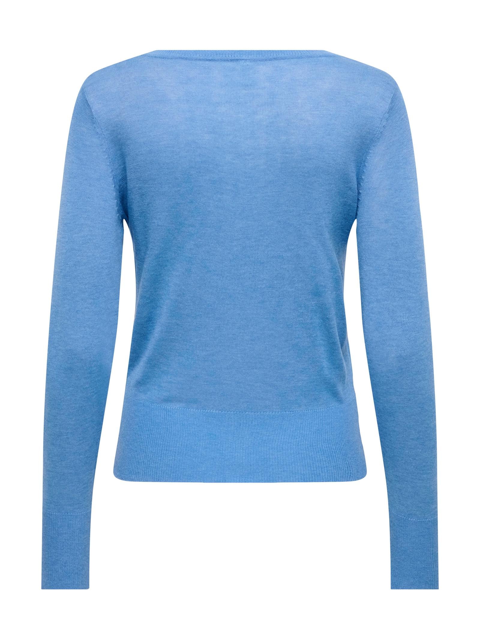 Maglia Only Vienna Azzurro girocollo 15363102 /Riviera ONLY 