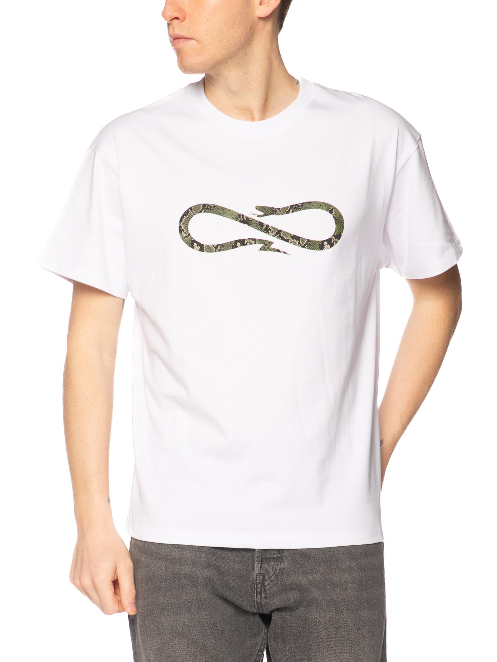 T-shirt Propaganda Bianco Logo python TS636 BIANCO PROPAGANDA 