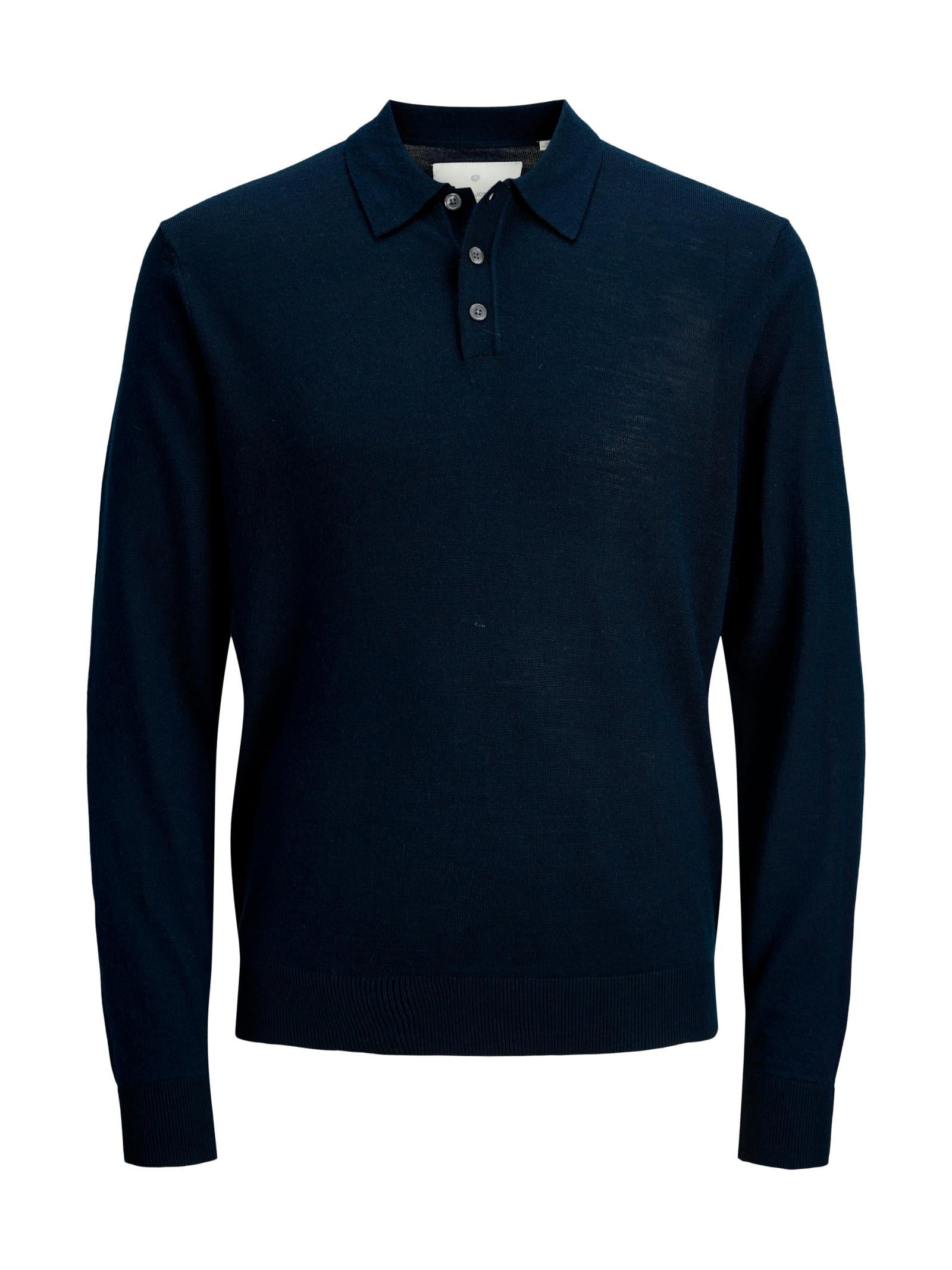 Maglia Jack & Jones Merino Blu polo 12281757 /Night Sky JACK & JONES 