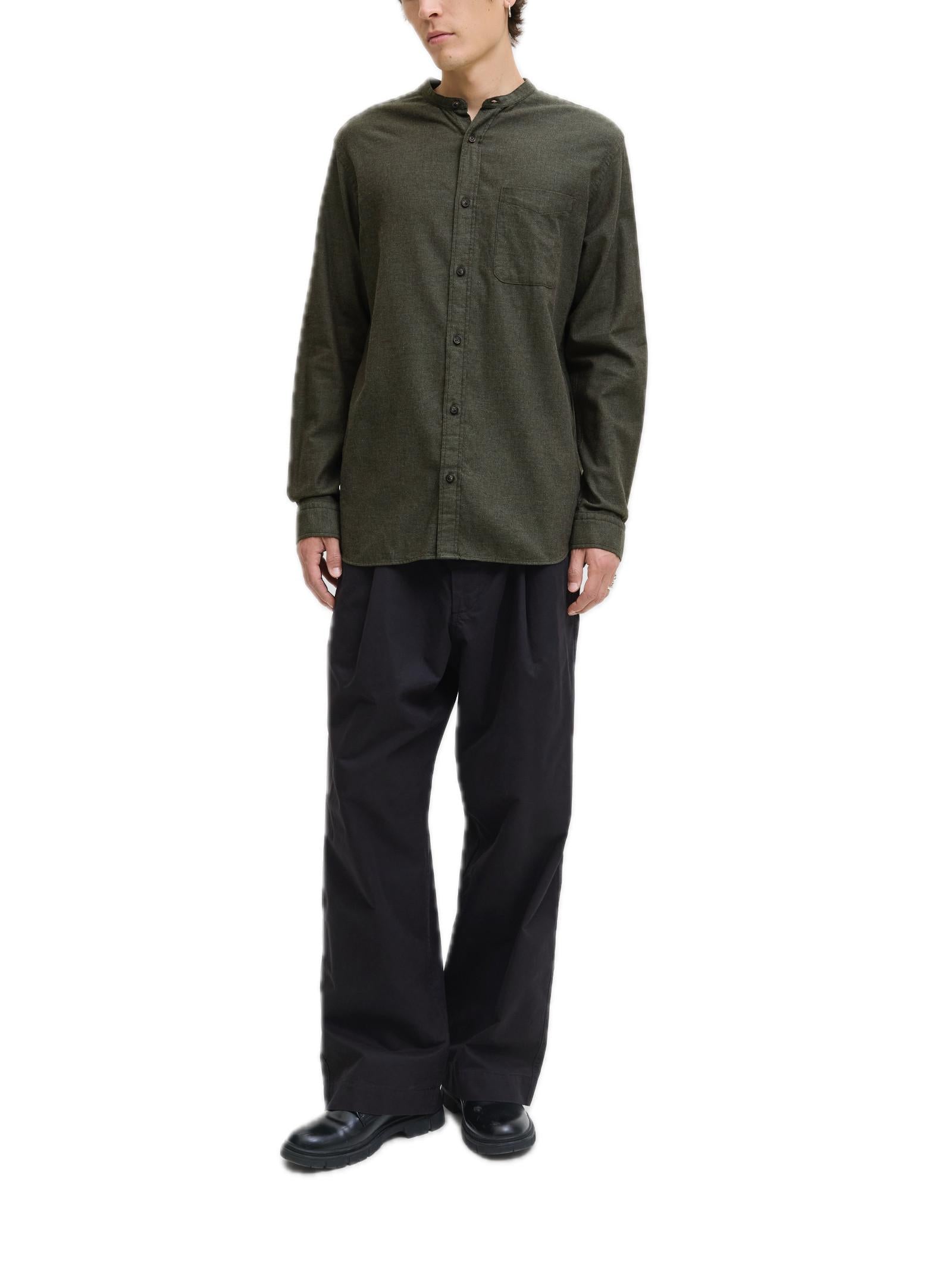 Camicia Jack & Jones Band Verde manica lunga 12278418 /Rosin JACK & JONES 