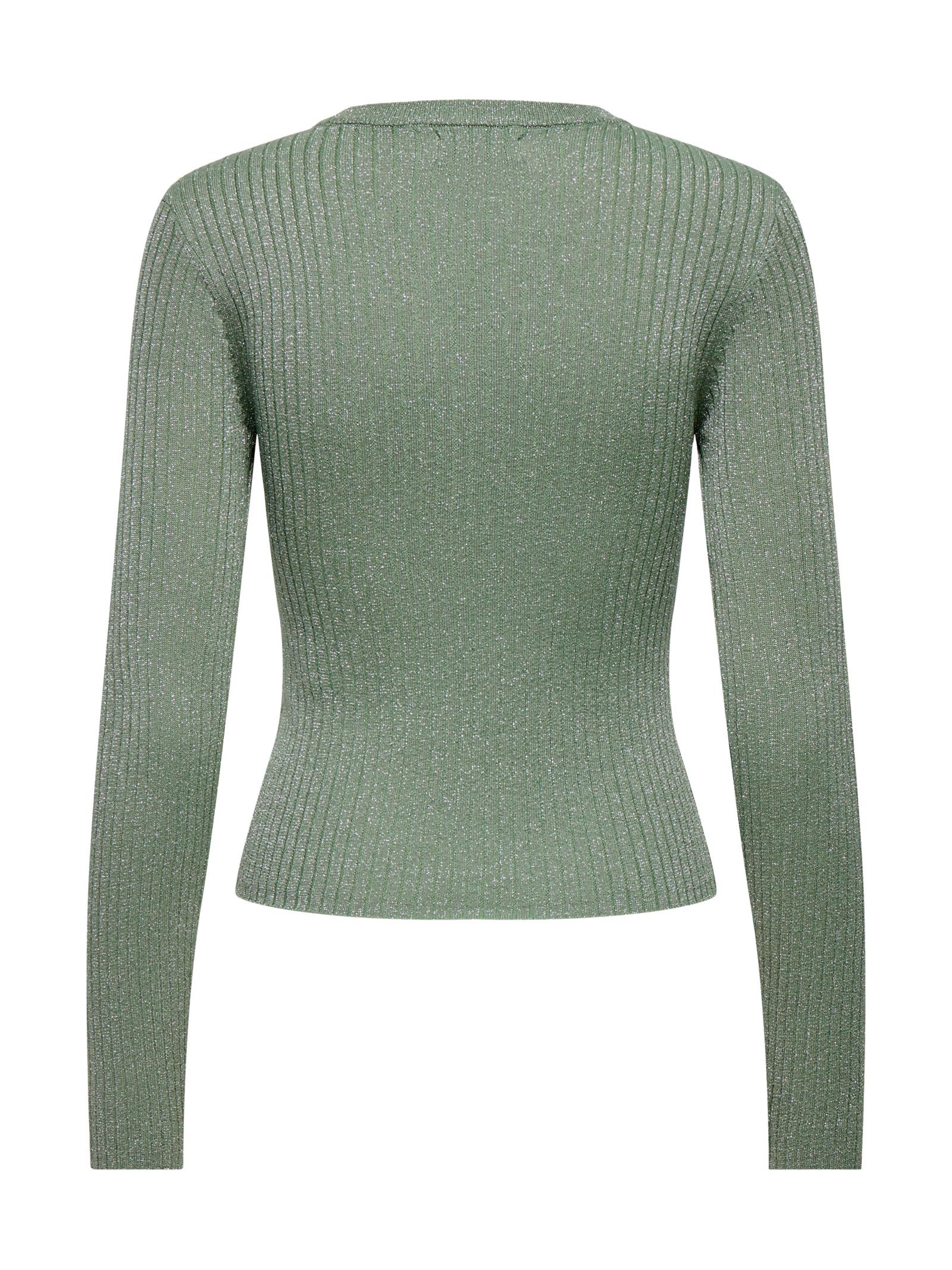Maglia JDY Plum Verde in lurex 15330569 /Hedge Green JDY 