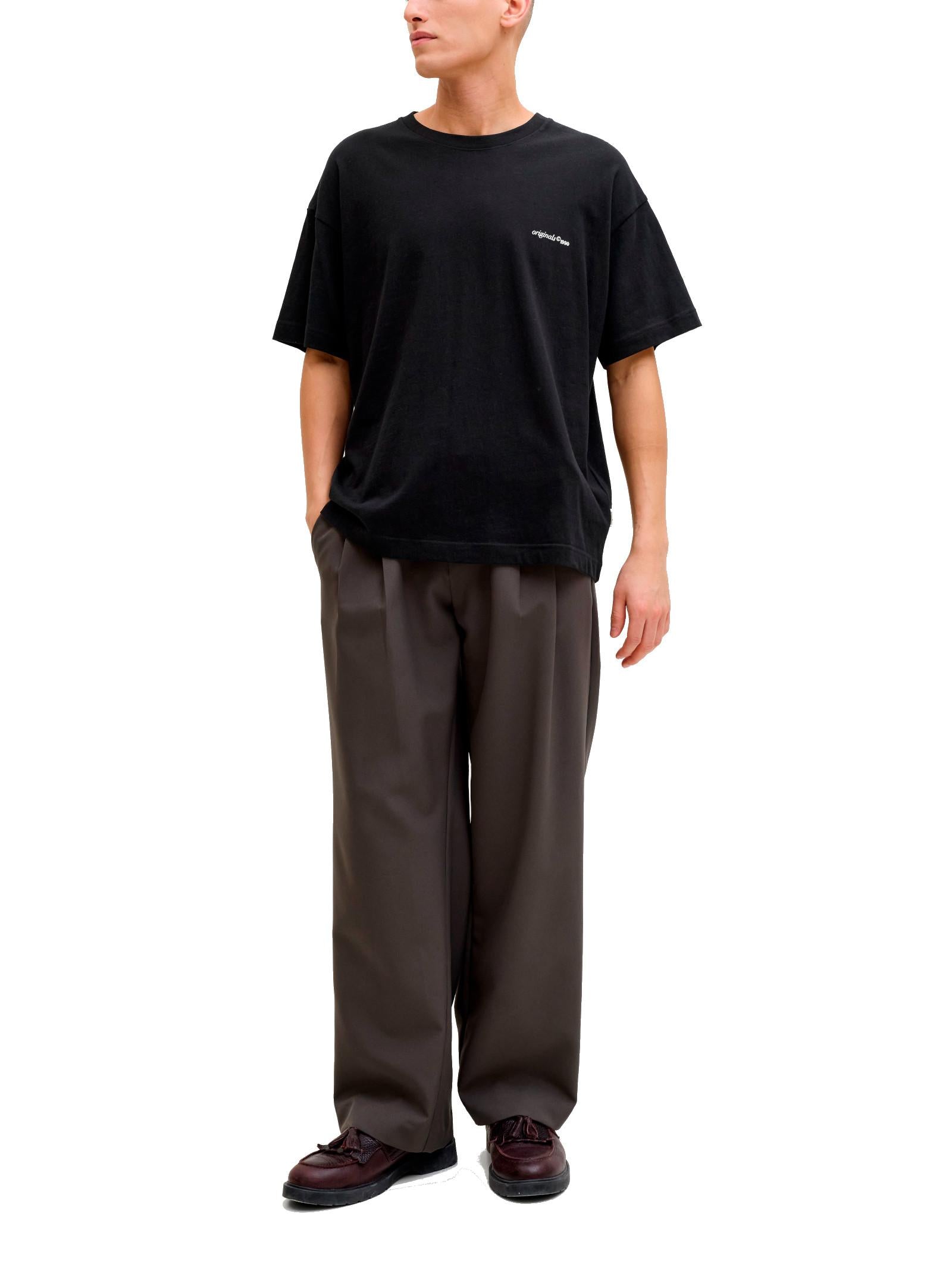T-shirt Jack & Jones Nero Graphic stampa 12290892 /Black JACK & JONES 