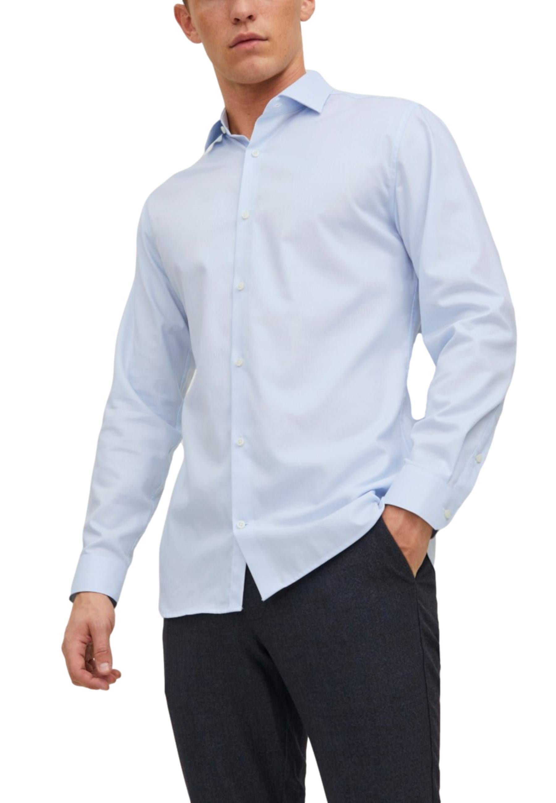 Camicia Jack & Jones Parker Celeste No Stiro 12227385 /Cashmere Blue JACK & JONES 