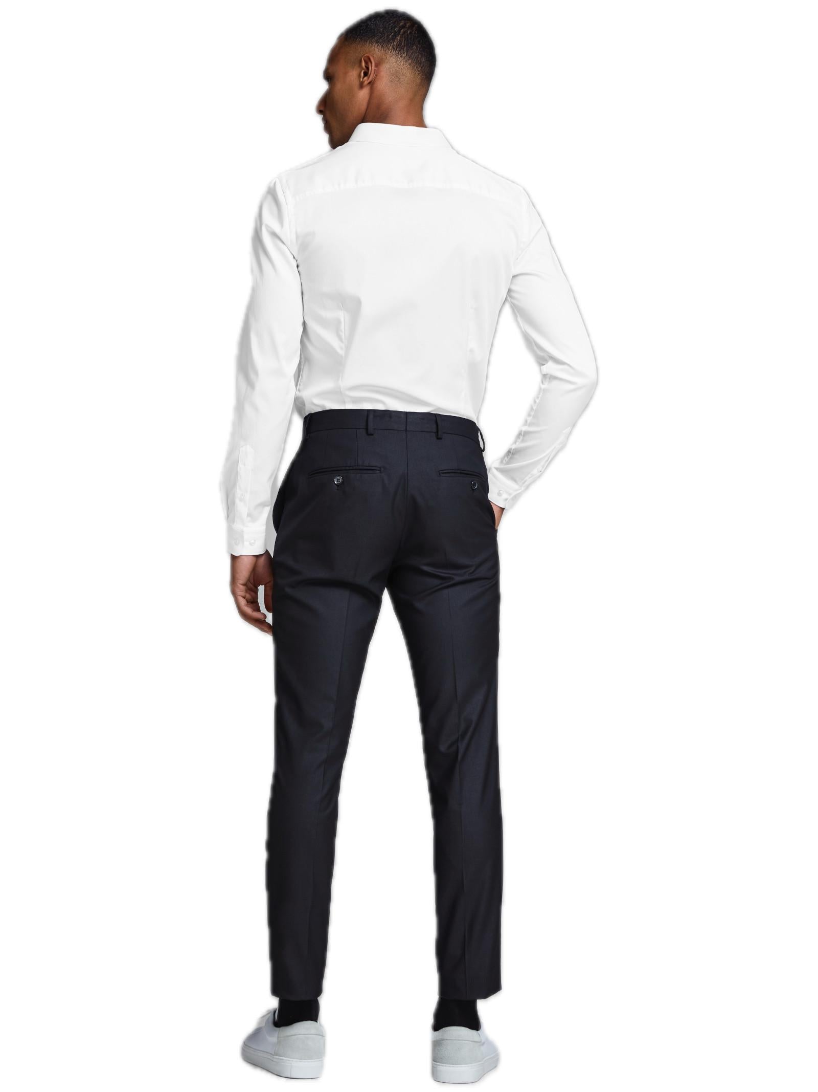 Camicia Jack & Jones Bianca Parma manica lunga 12097662 /White JACK & JONES 