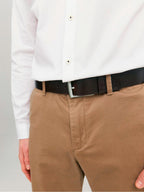 Cintura Jack & Jones Marrone Scuro in pelle 12242690 /Black Coffee JACK & JONES 