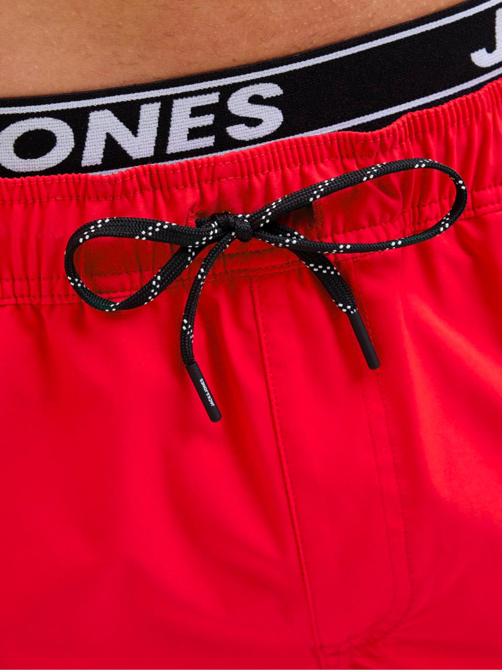 Costume Jack & Jones Maui Rosso con fascia elasticizzata 12272949 /True Red JACK & JONES 