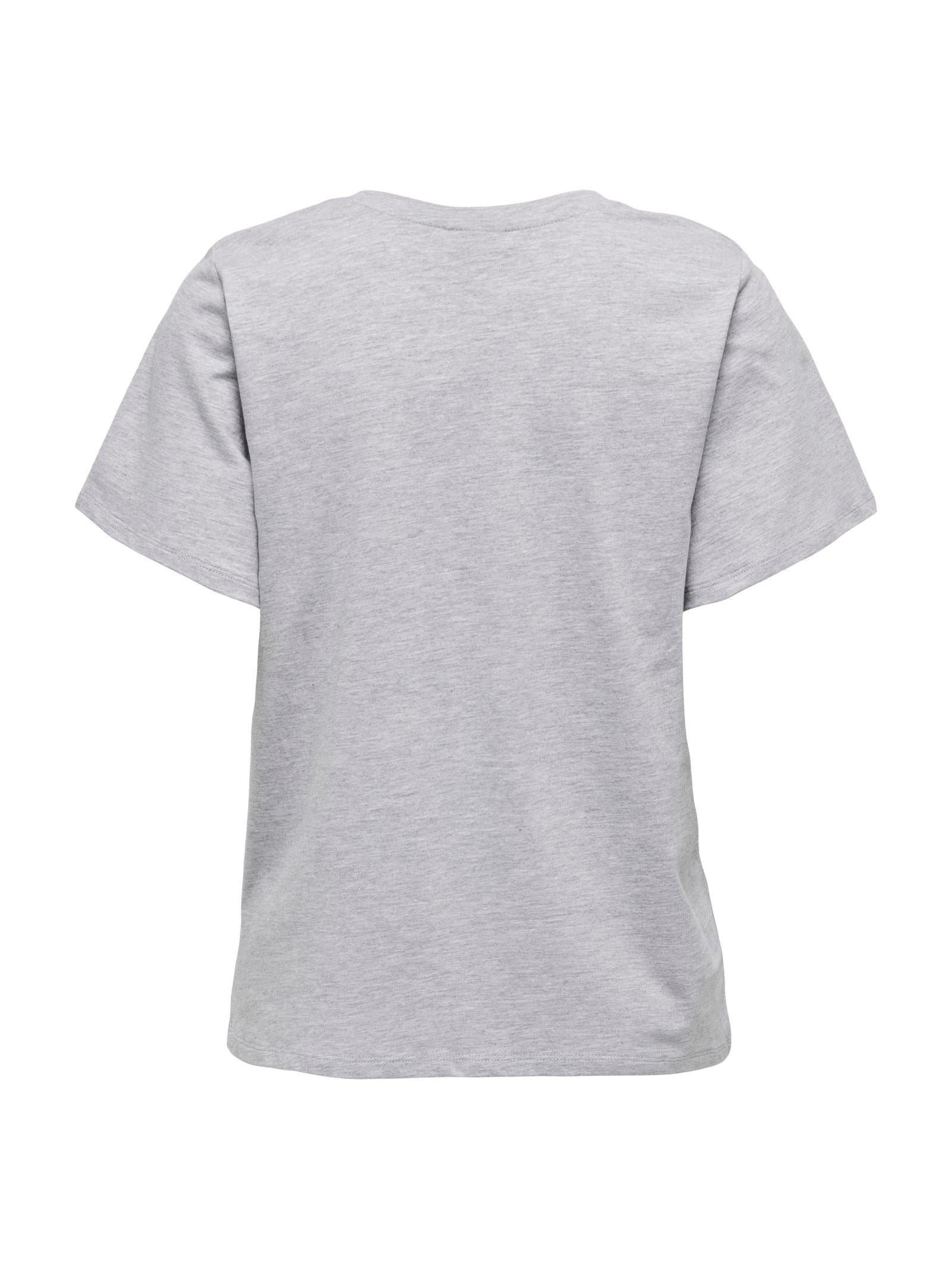 T-shirt JDY Bibbi Grigio con stampa