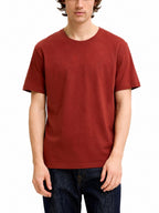T-shir Jack & Jones Organic Mattone a maniche corte basic 12156101 /Fired Brick JACK & JONES 