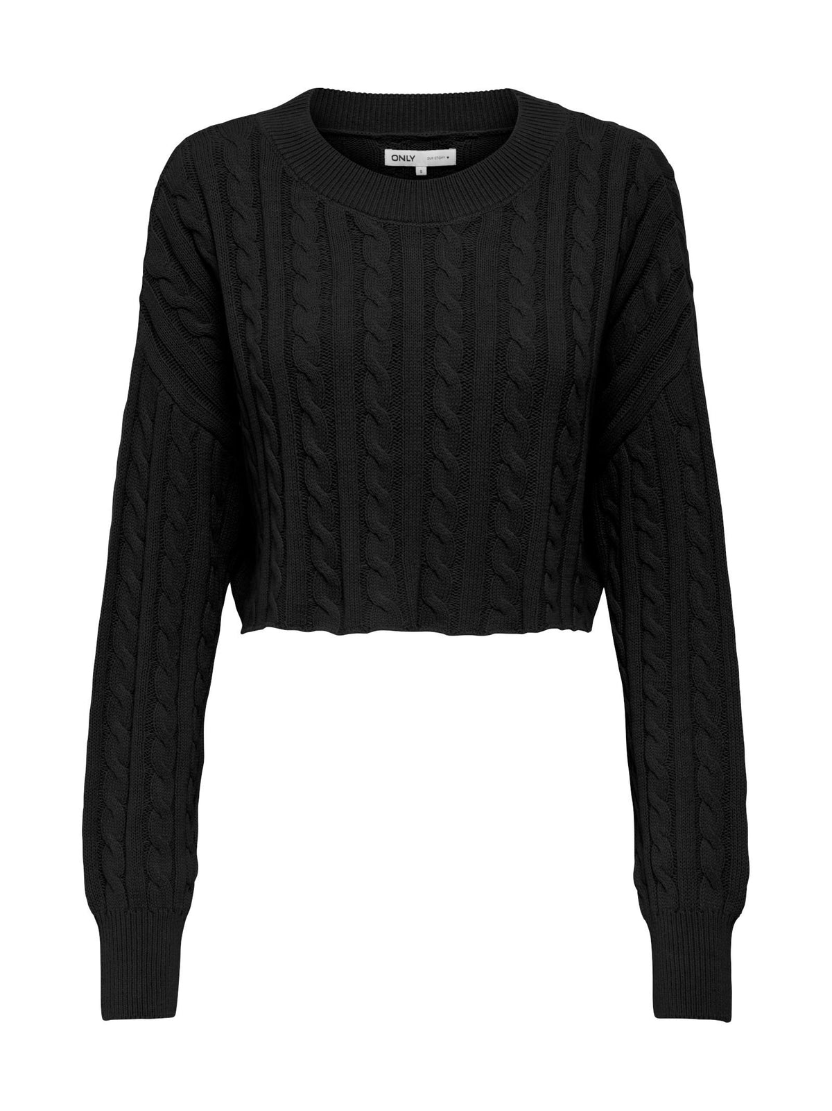Maglia Only Birtie Nero Cropped 15350742 /Black ONLY 