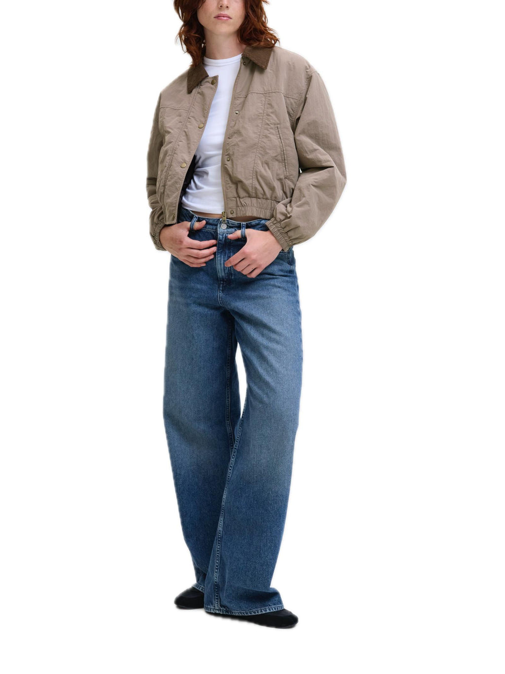 Bomber JJXX June Fango con colletto 12282012 /Falcon JJXX 