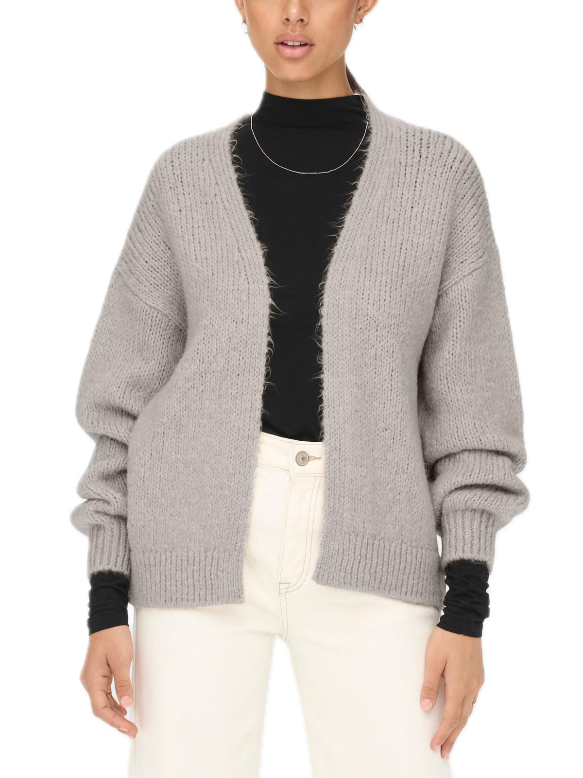 Cardigan Jacqueline De Yong Dinea Beige 15268468 /Chateau Gray JDY 