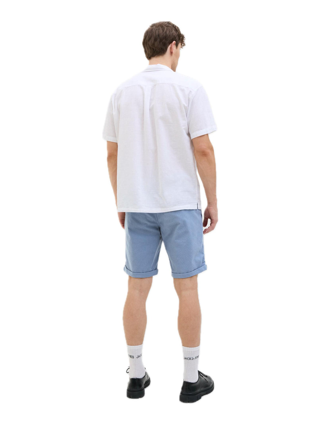 Bermuda Jack & Jones Fury Celeste chino corti operati<BR/> 12206889 /Blue Mirage JACK & JONES 