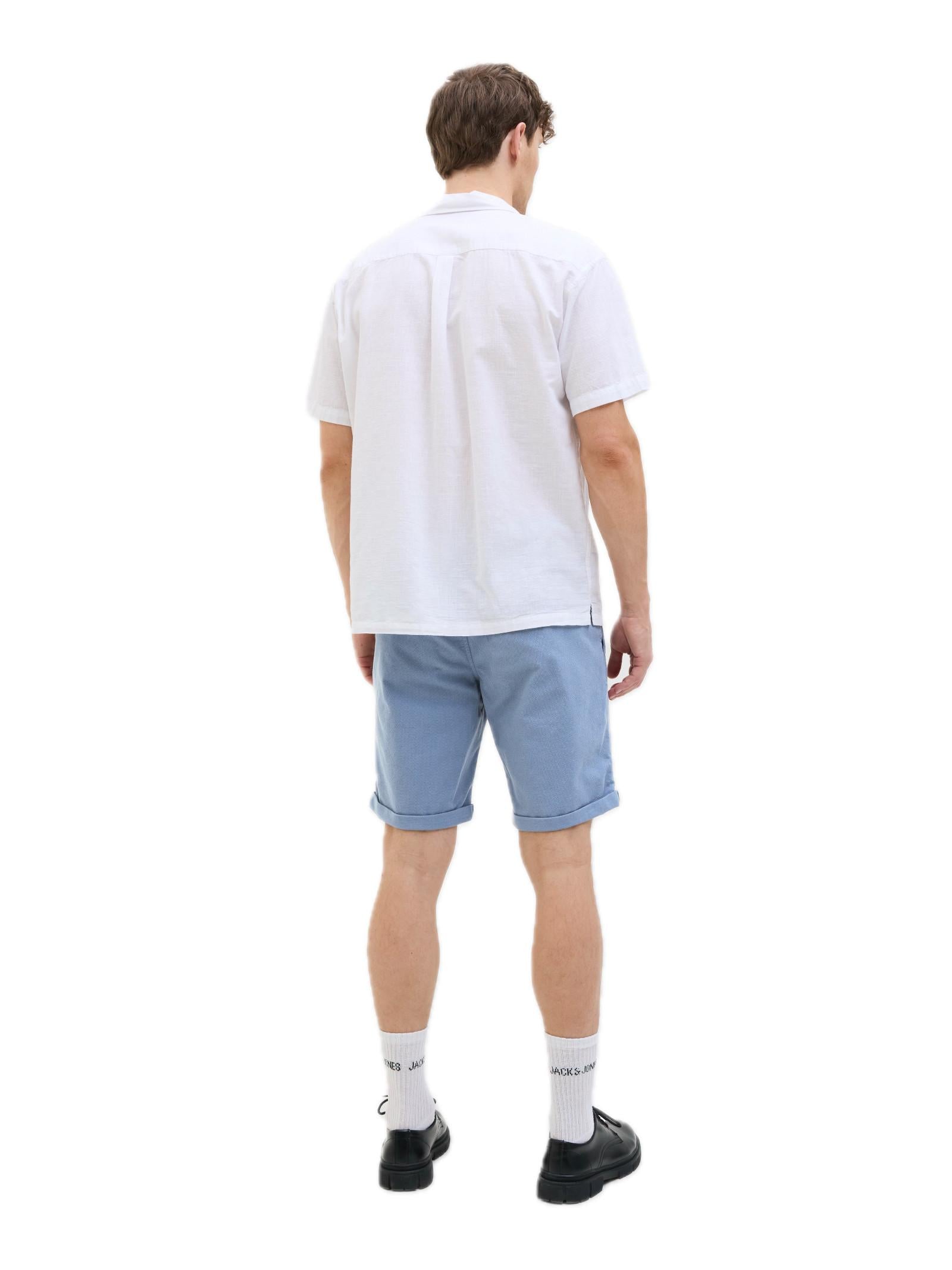 Bermuda Jack & Jones Fury Celeste chino corti operati<BR/> 12206889 /Blue Mirage JACK & JONES 