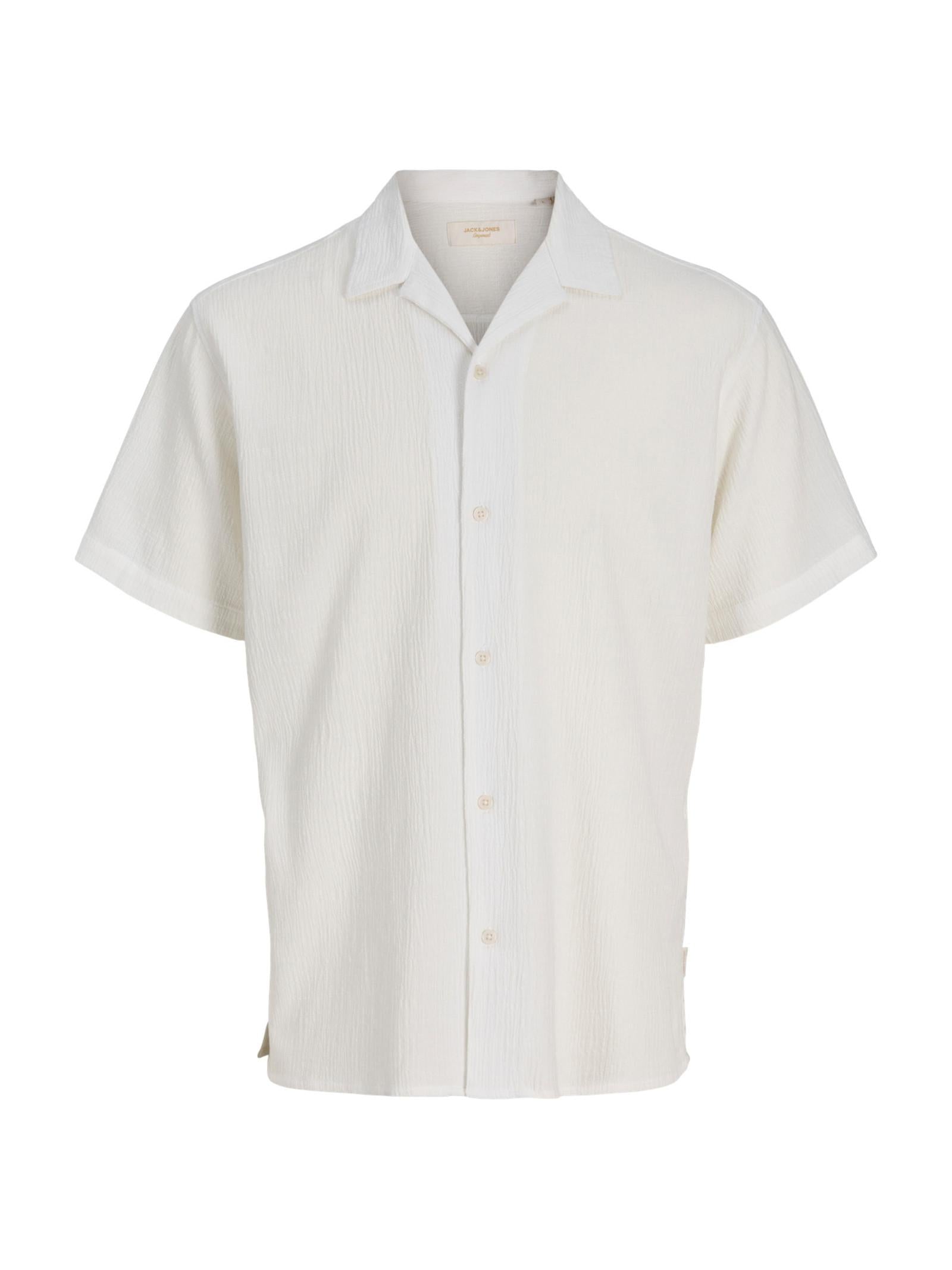 Camicia Jack & Jones Bianco Luke relaxed 12255781 /Cloud Dancer JACK & JONES 