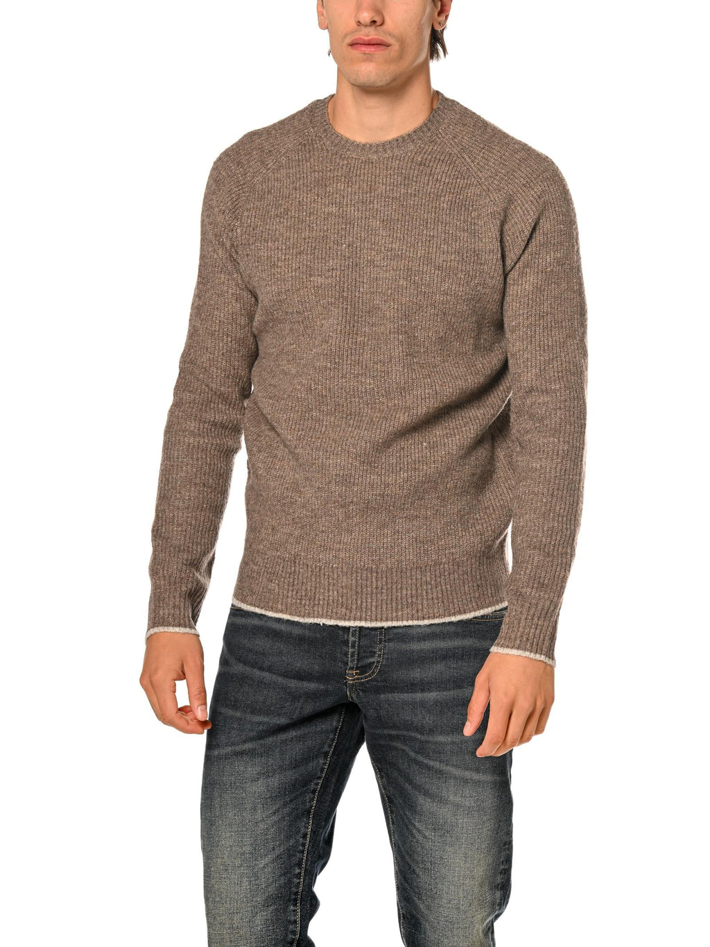 Maglia Seinse Fango a coste MI3041 FANGO SEINSE 