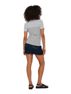 T-shirt Only Eart Bianco a righe 15318959 /Flamingo Cloud Dancer ONLY 