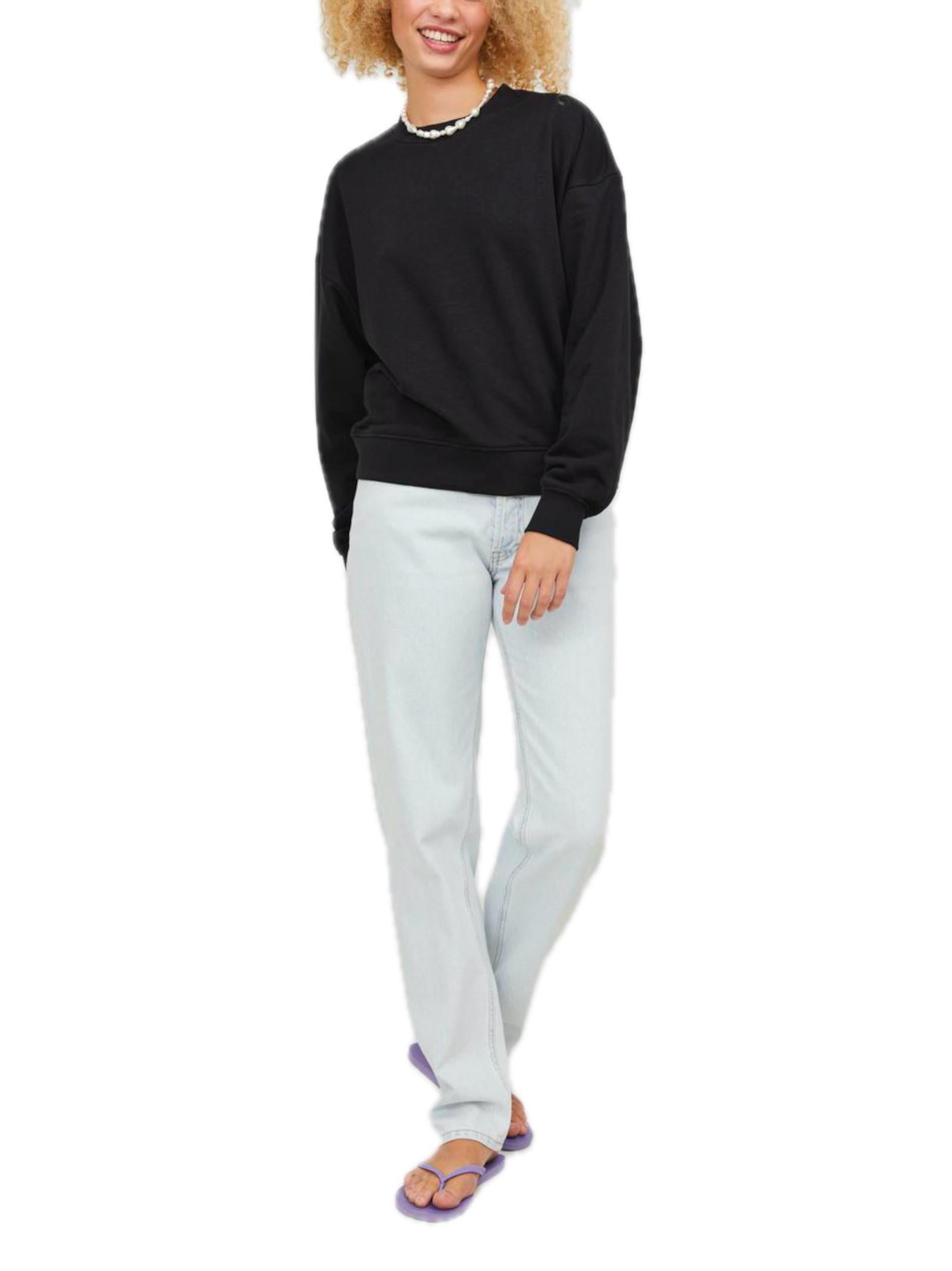 Felpa JJXX Nero Alfa a girocollo 12248648 /Black JJXX 