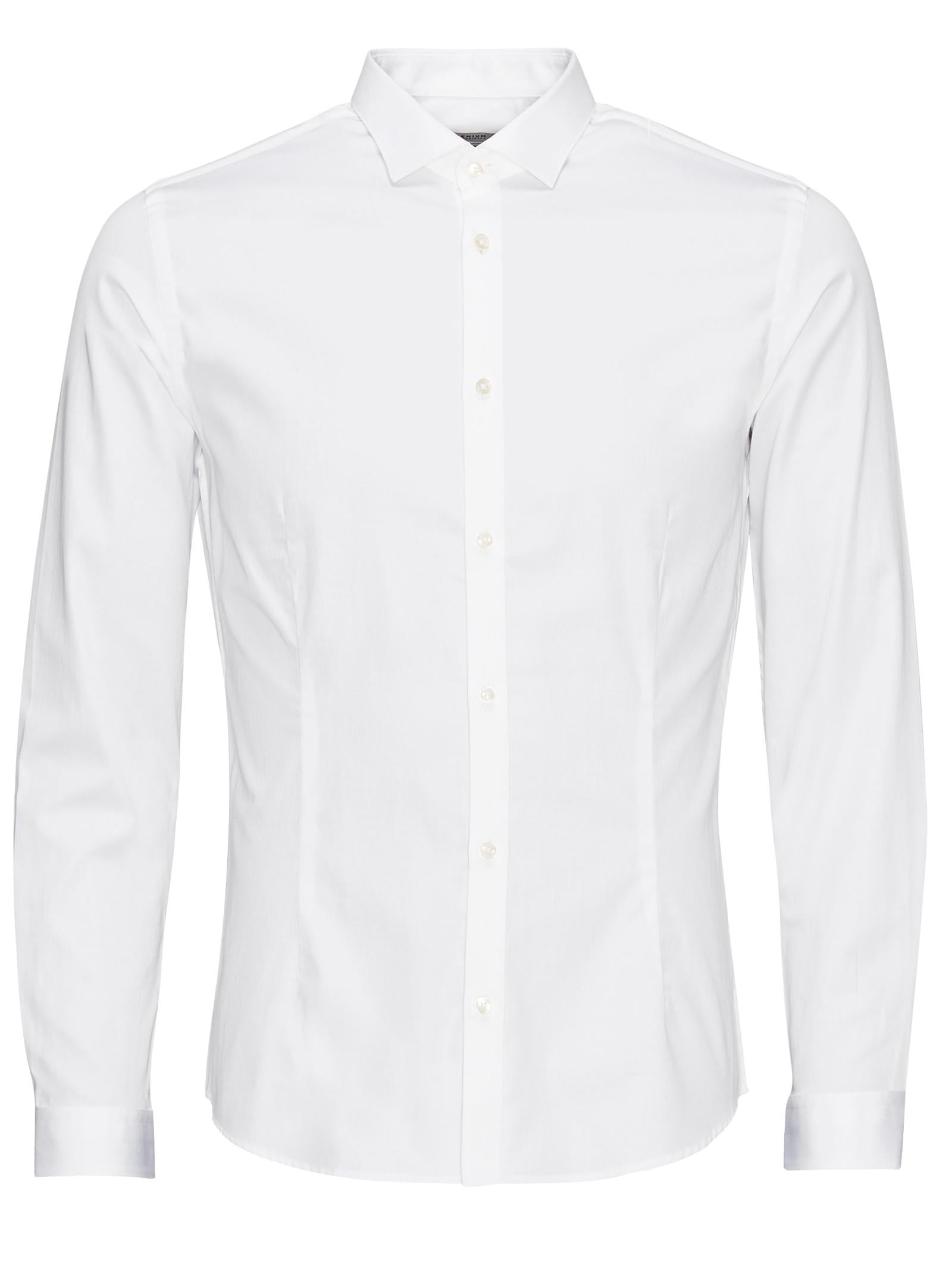 Camicia Jack & Jones Bianca Parma manica lunga 12097662 /White JACK & JONES 