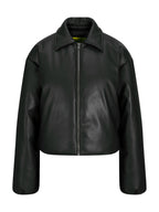 Bomber JJXX Cala Nero in ecopelle 12282020 /Black JJXX 