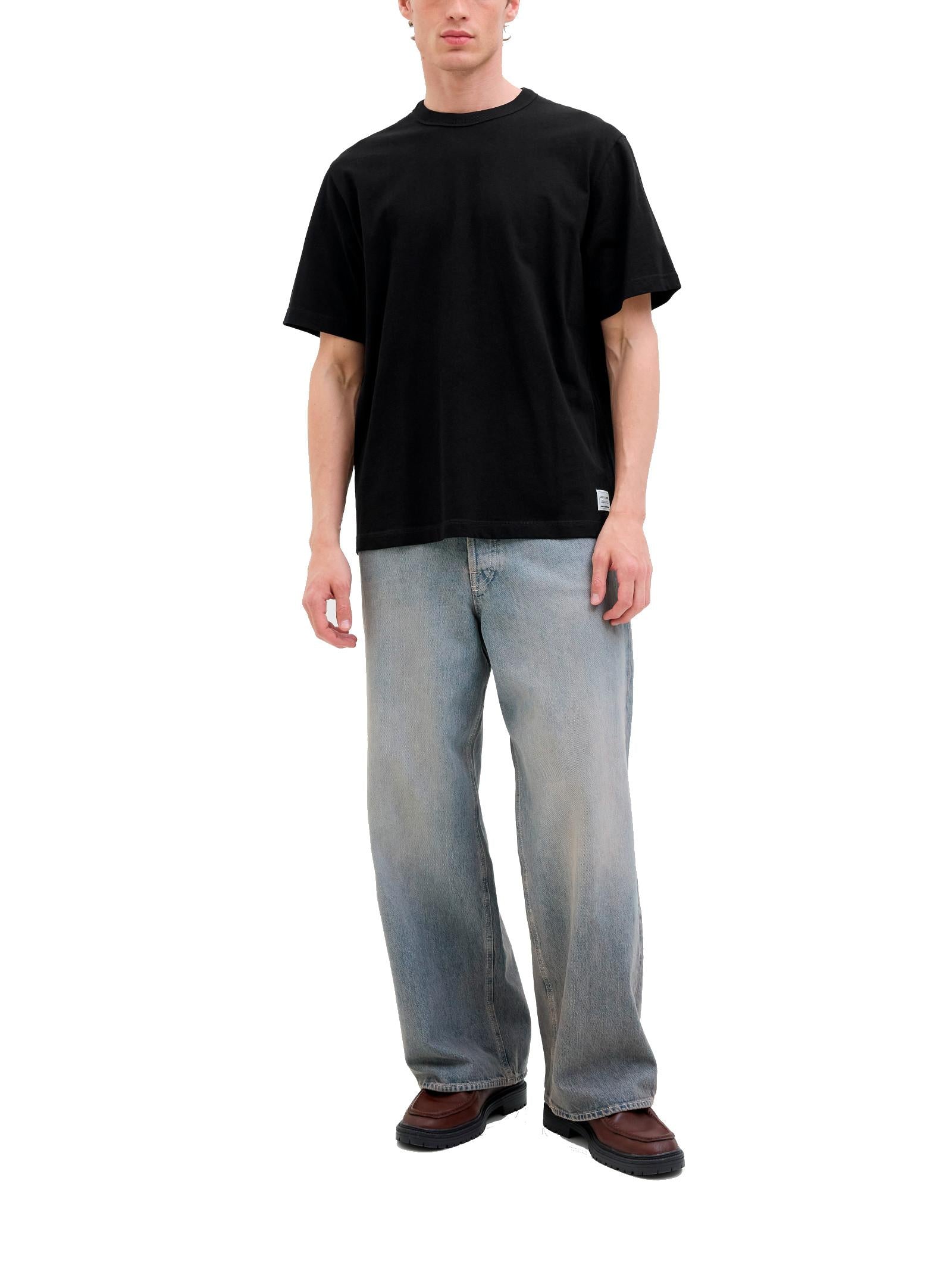 T-shirt Jack & Jones Dover Nero Relaxed fit 12279526 /Black JACK & JONES 