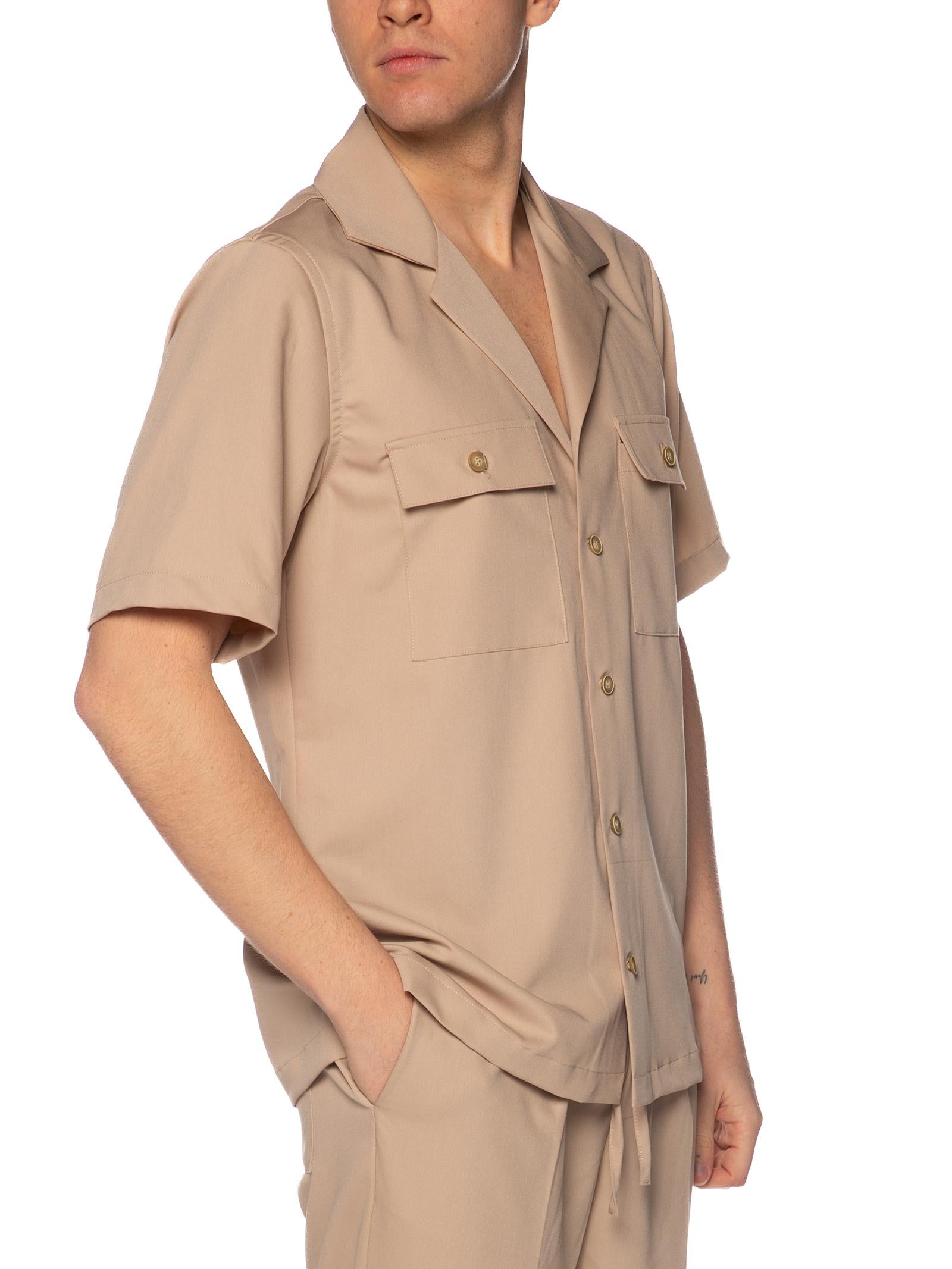 Overshirt Gianni Lupo Beige con taschini GL001LT BEIGE GIANNI LUPO 