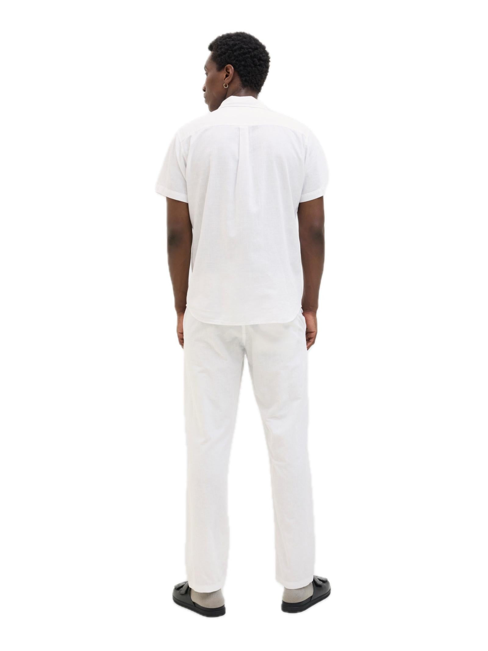 Pantalone Jack & Jones Kane Bianco con coulisse in vita. 12248606 /White JACK & JONES 